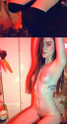 Horny amateur web cam teen girl takes a toy deep inside
