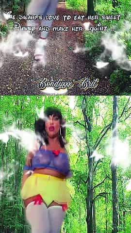 LUSTFUL SNOW WHITE ESCAPES DWARFS TO SCREW BIGGEST PENIS