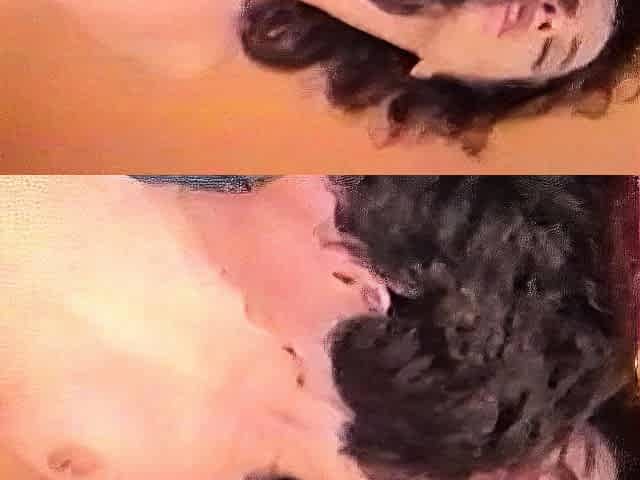 Close up doggy style sex action