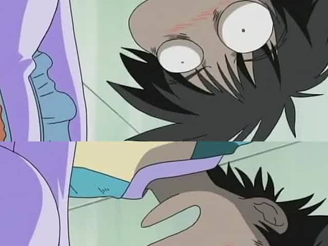 Hentai girl tells shy boy that the only way to prove his love is to make her orgasm : Hentai Uncensored