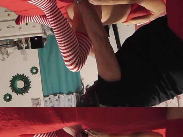 Naughty Sexy Elf Get Fucked with Toys and Big Cock