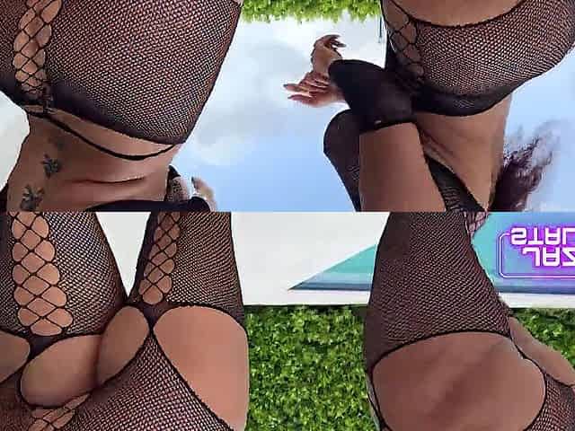 two Large Butt Ebonys Take 1 Large White Dick