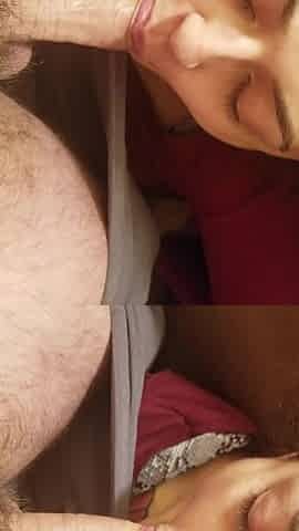 Wife Sucks Neighbors Dick Over Lost Bet