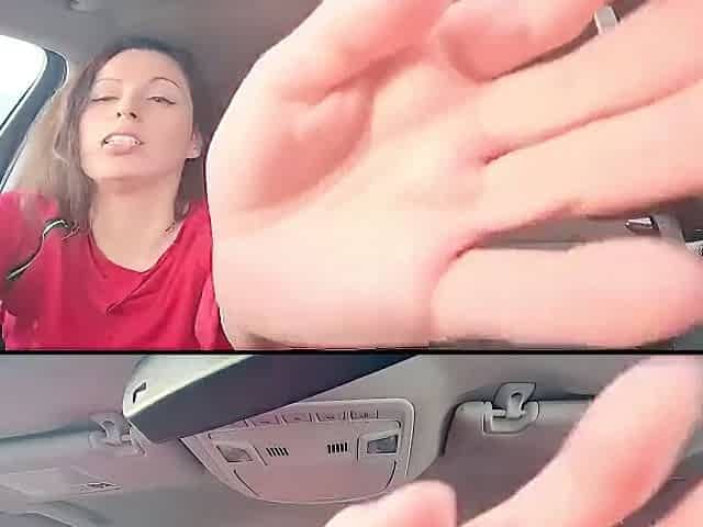 Nicole Niagara - Filmed Being A Slut In Front Of Strangers Solo Car Fun