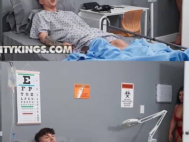 REALITY KINGS - Hawt Nurse Lissa Aires Delivers Steamy Bedside Care And Titty Therapy For Her Favourable Patient