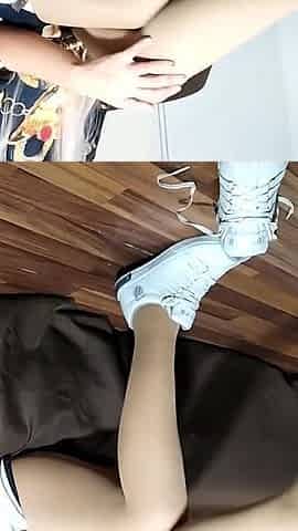 Short Dress Pantyhose Teasing, Get Ready to Stroke!