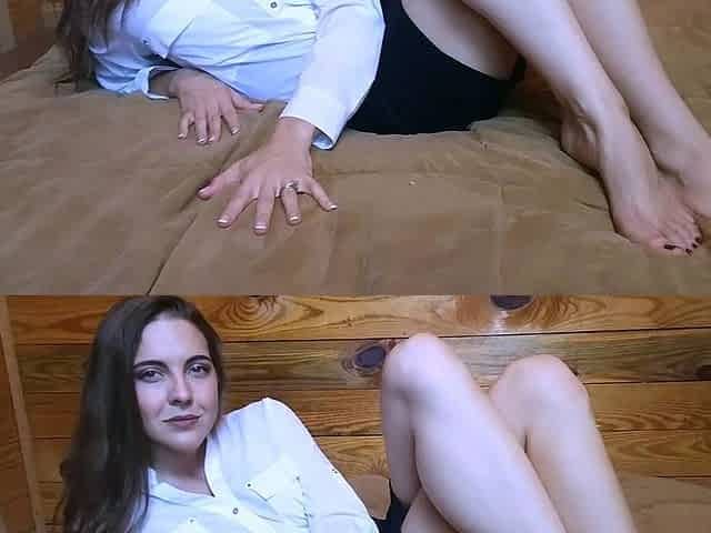 Sexy ass babe fucked by electric toy
