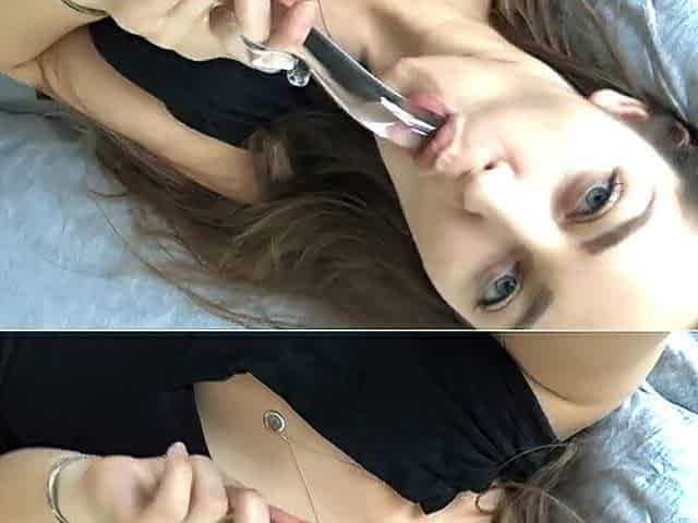 Dani Daniels . com - Glass Toy in My Taut Vagina