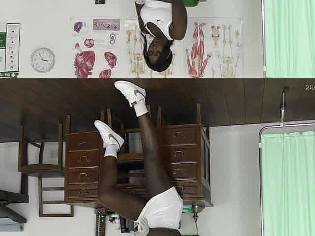 Nairobi; Latex Glove Pussy Play & Fingering