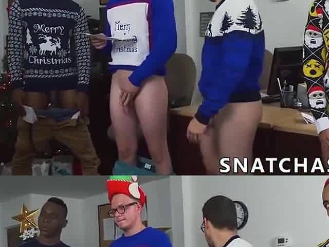 Christmas Office Group Anal To Improve The Teams Spirit