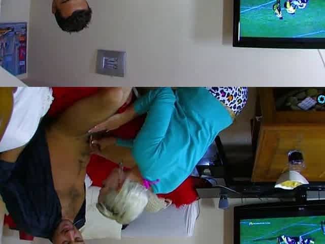 Blond mother I'd like to fuck with a back tattoo takes it in the butt
