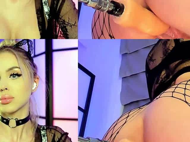 Blonde Dual Cam View by Her Fuck Machine