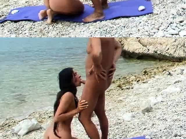 London Couple's Beach Adventure