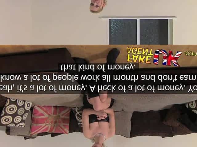 FakeAgentUK Indecent czech bird does anal and anal drilling on casting bed