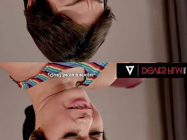 DEVILS FILM - Lesbo Honey Alina Ali Screws With Her Str8 BFF Nicole Aria With A Thong-on