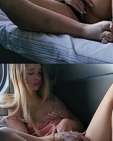 Wanna watch me masturbate on the teach? Female climax. 4K 60FPS