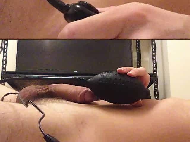 Taking an Inflatable Booty Plug