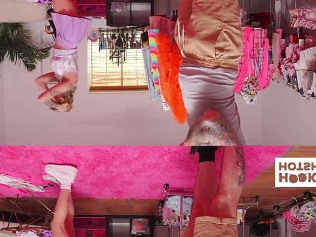 BTS - Small Jesse Pony Gets Her Melons Out During A Photoshoot!