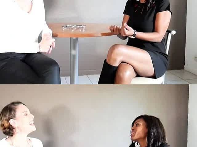 busty ebony skank gets drilled by three dongs