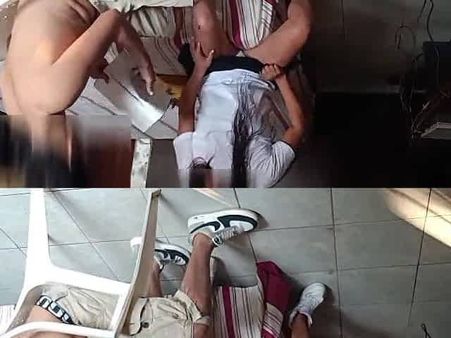 Culeando a la hijastra de mi esposa, hijastra colegiala y padrastro real.
