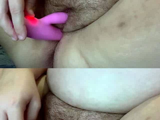 Amateur close up ass toying