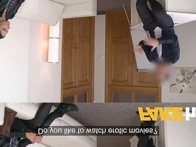 Fake Agent Charming pink snatch licked and banged in hardcore