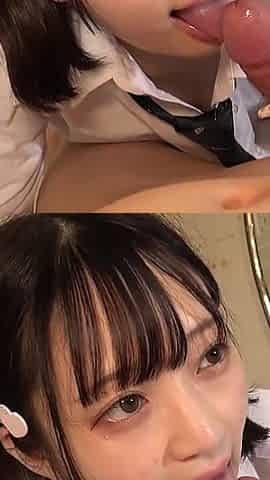 19-year-old Japanese Beauty with Black Hair. Slender Amateur, Blowjob and Cumshot Sex. Uncensored, Asian, Hentai, POV