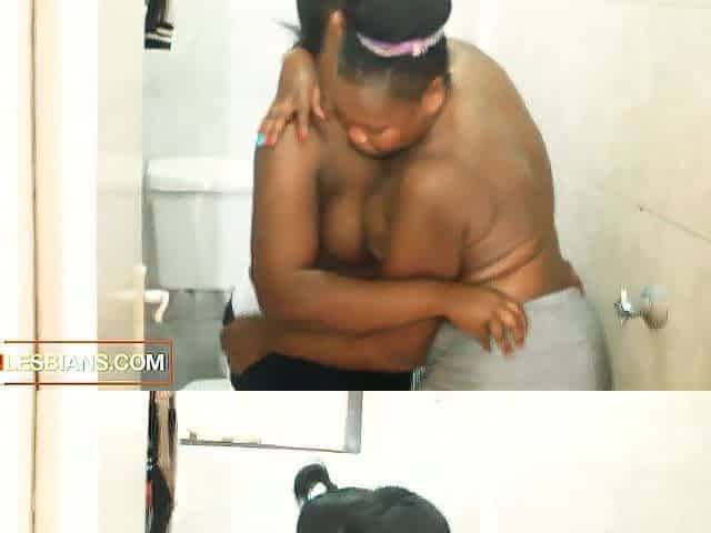 Curvy Black Women Go Down On Every Other In Intensive Juicy Session