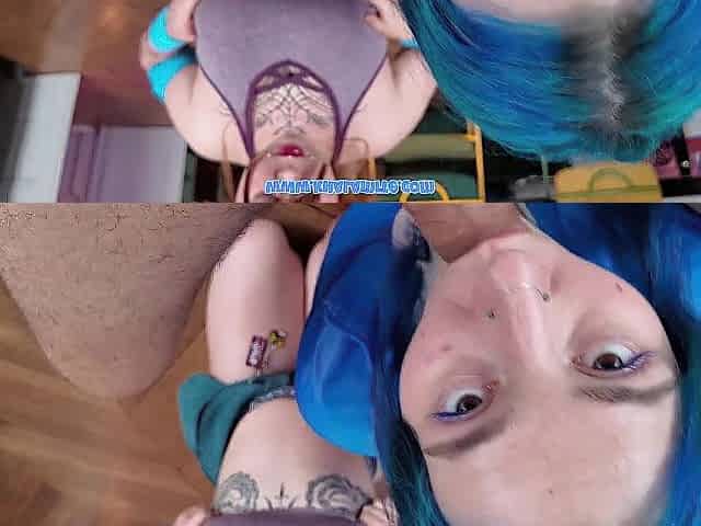 If u play, u bang us! Nutaku Project QT cosplay gaming movie game POV French FFM