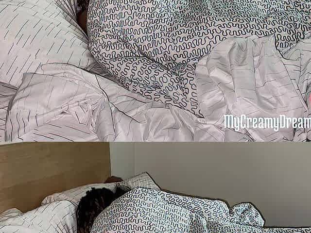 That babe wanted a nap but got a creampie instead