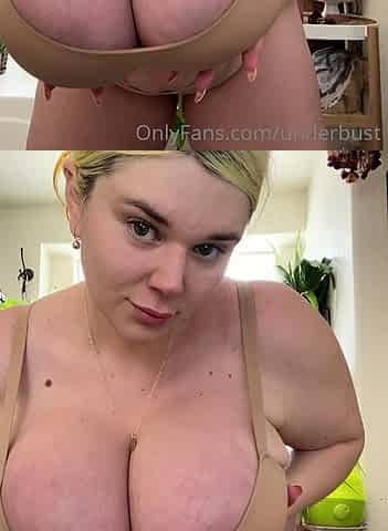Big boob brunette masturbates on webcam
