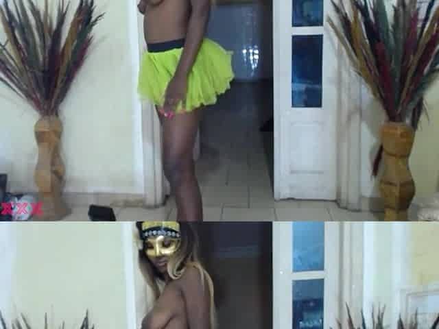 In love with her large ebony bazookas and darksome skin