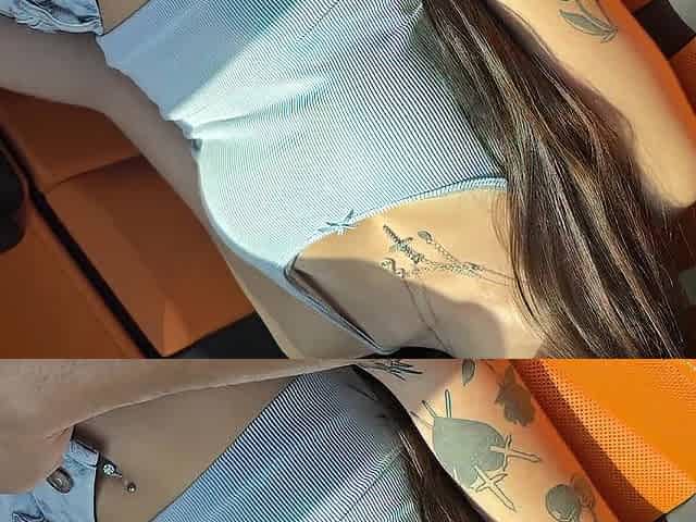 nineteen Year Old Sophie Tyler Takes Weenies In The Back Of Rolls Royce - Tightest Twat - TeddyT