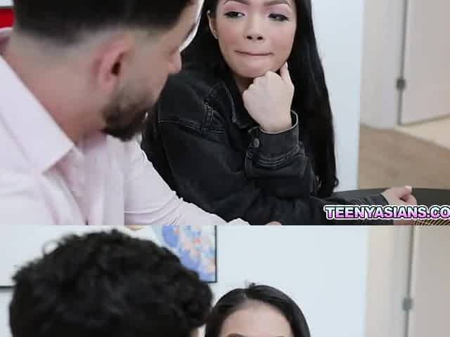 Paisley Paige In Asian Student 18+ Bangs With Hot Tutor