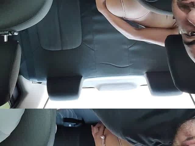 I masturbate my cunt in my allies' car and they make a movie.