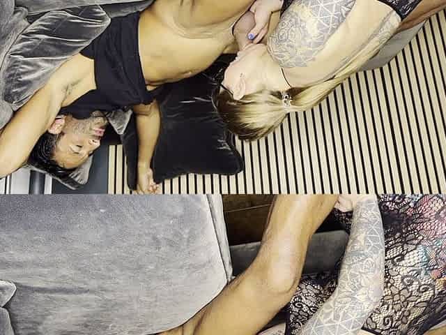 Sensual and Nasty Fuck on Sofa with Calvin.