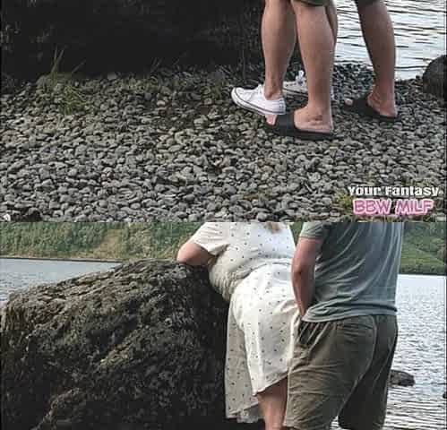 Fucked in Nature - Cheating Wife Sex with Lover by Lake (hotwife Cuckold Cheating Swinger Vixen Bull Cum Sperm Ass)