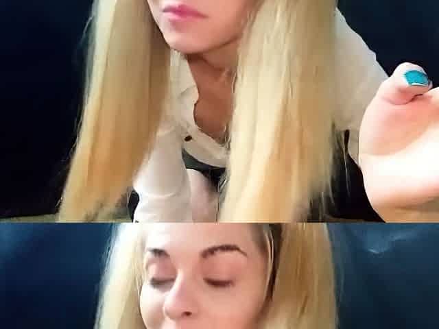 Goddess Marlena - Bad Schoolgirl Smoking Fetish