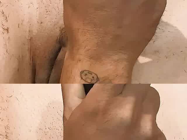 eighteen year old hunk shaves me and then dines my cunt, 4 orgasms