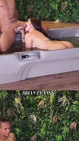 Hot Tub Sex, Swinger, Latinas, Cuckolds and Big Tits - Silvana Lee with Brian Evansx & Caro Moncada