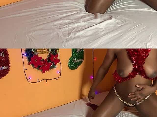 African Maid Gets Fucked on Christmas