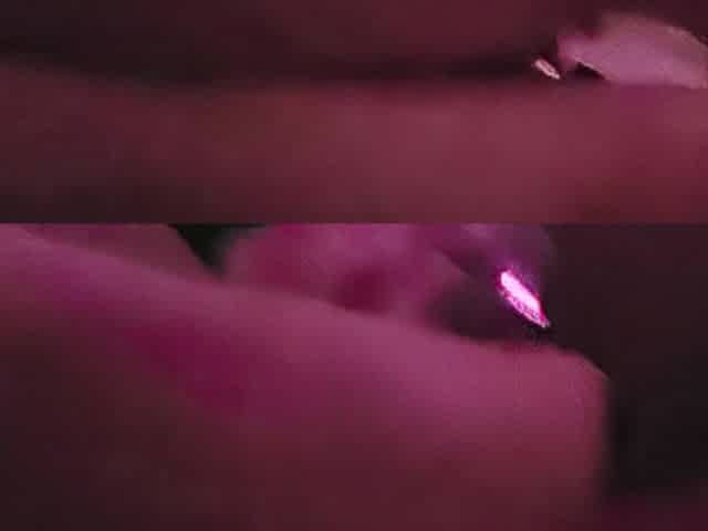 Caged punk femboy puts a ass-plug in