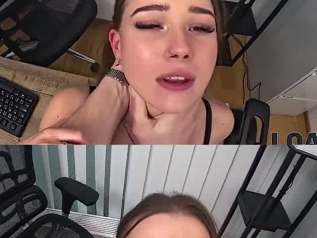 The Girl Is Ready To Fuck For Her Work In The Office
