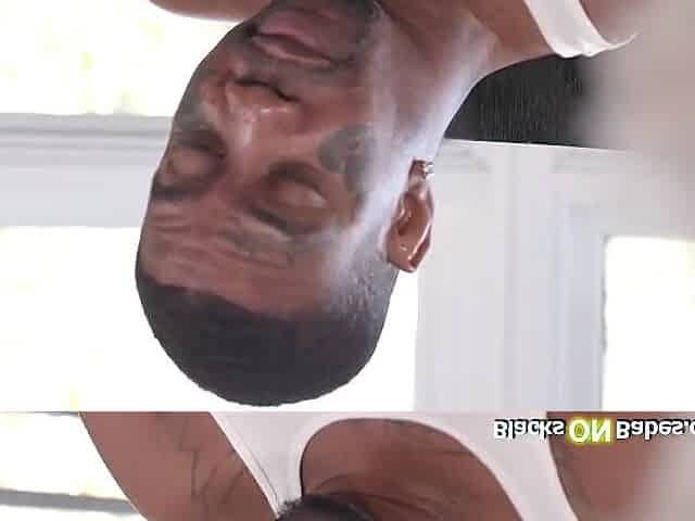 Blond playgirl lets ebony boss use her pussy