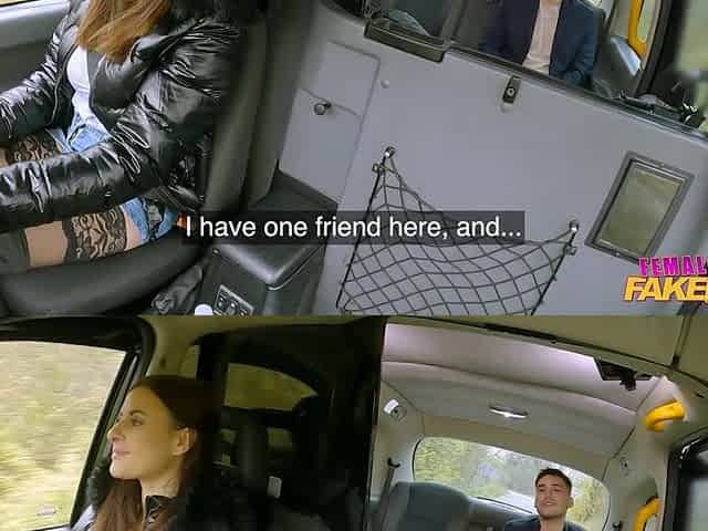 Female Fake Taxi If u get your jock hard u will get a discount and a bang