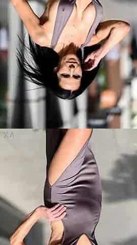 Bike beauties flashing their titties on the street [AI] - two