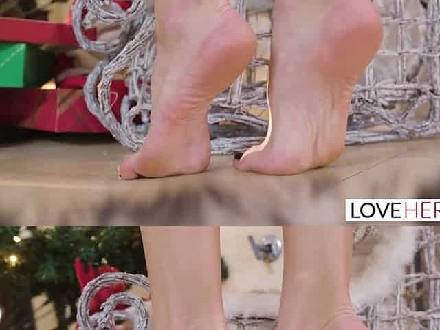 LoveHerFeet - All I Crave For Christmas Is My 2 Feet Banged
