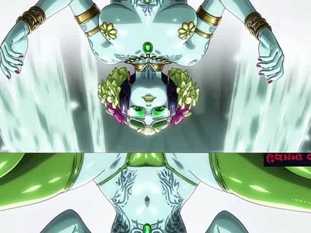 Gol Busty Anime Girl Waterfall Fantasy Nude