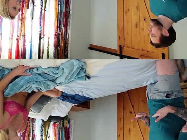 Caught My Stepsister on OF, Then I Fuck Her Tight Pussy So