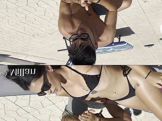 SUN-KISSED with EL PAPI Lotion rubbing turns into wild HOTEL ROOM action